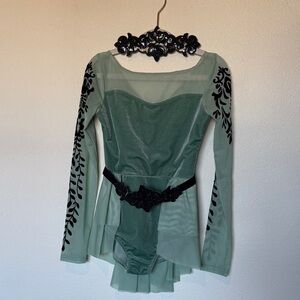 Weissman Mint Green Dance Costume- child medium